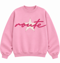 Pink Route Crewneck