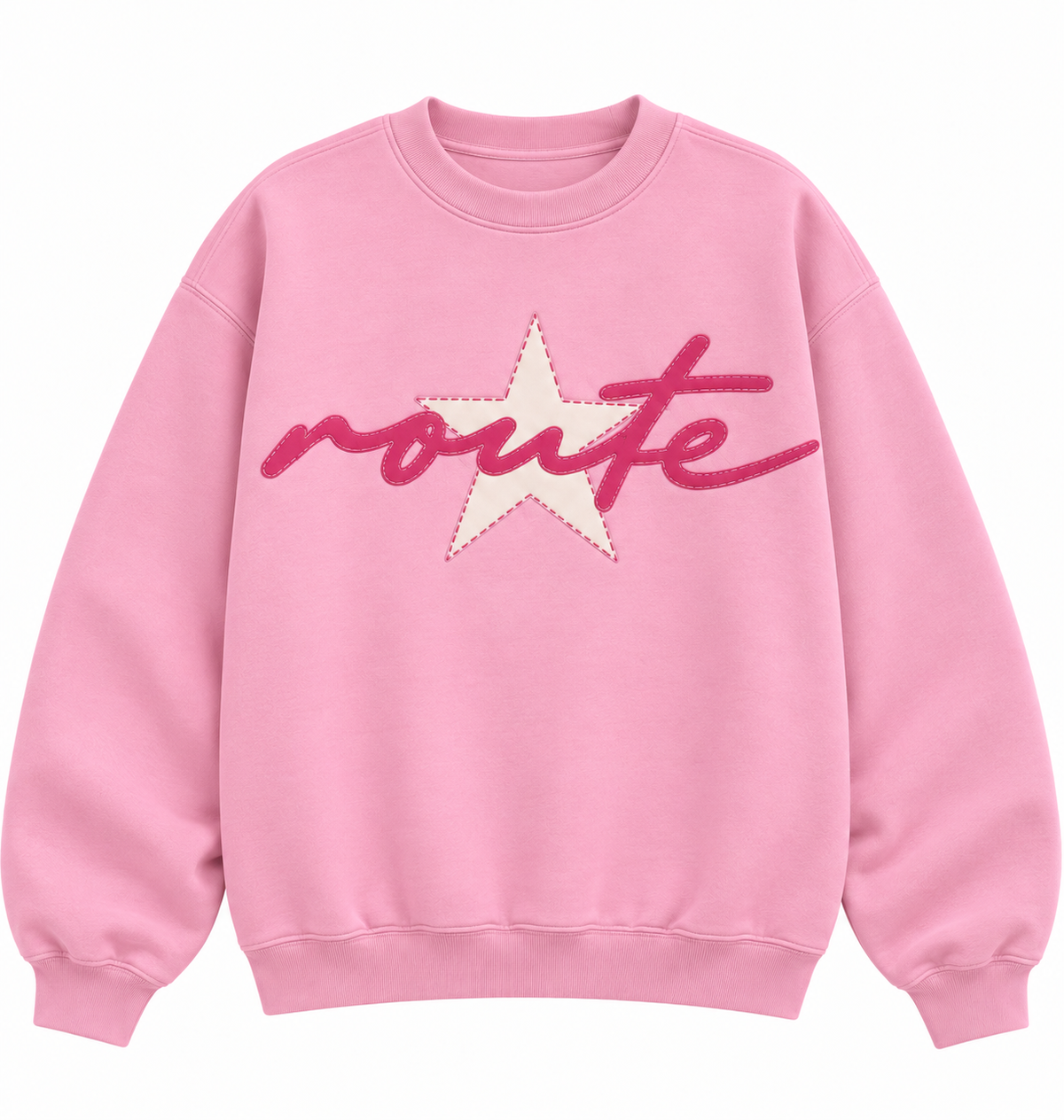 Pink Route Crewneck